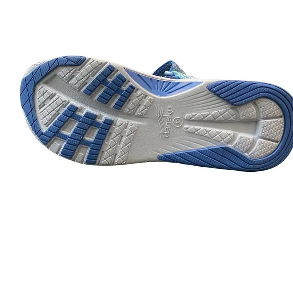 Dansko New Women's Slide Sandal Rosette Blue size 38 - Picture 12 of 12